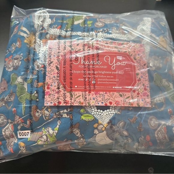 Disney The Dress Shop Toy Story 4 Dress Blue Lace Trim Midi Size 3x - Picture 14 of 14